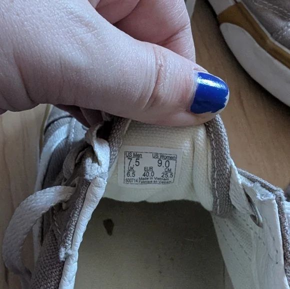 Platform Beige Vans - Picture 3 of 3